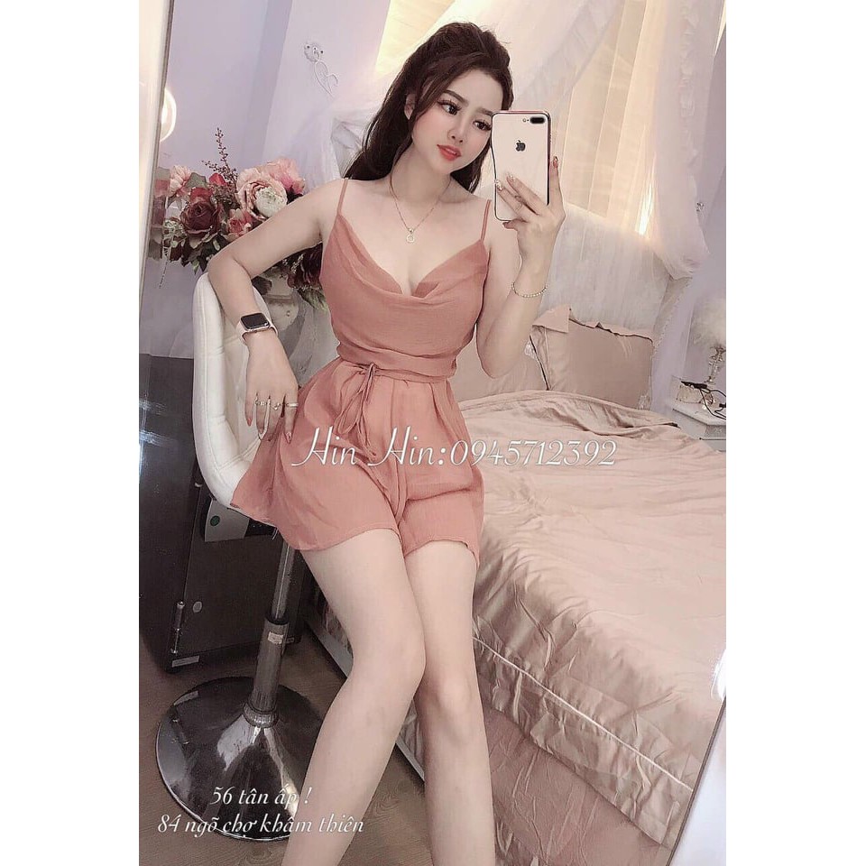 Jum Voan 2 Dây Kèm Lót Sang Trọng, Xinh Xắn, Phù Hợp Với Các Buổi Đi Chơi, Tiệc, Dạo Phố... Thời Trang Bella Luu Shop