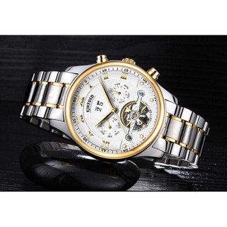 Đồng hồ nam Kinyued dây inox máy automatic