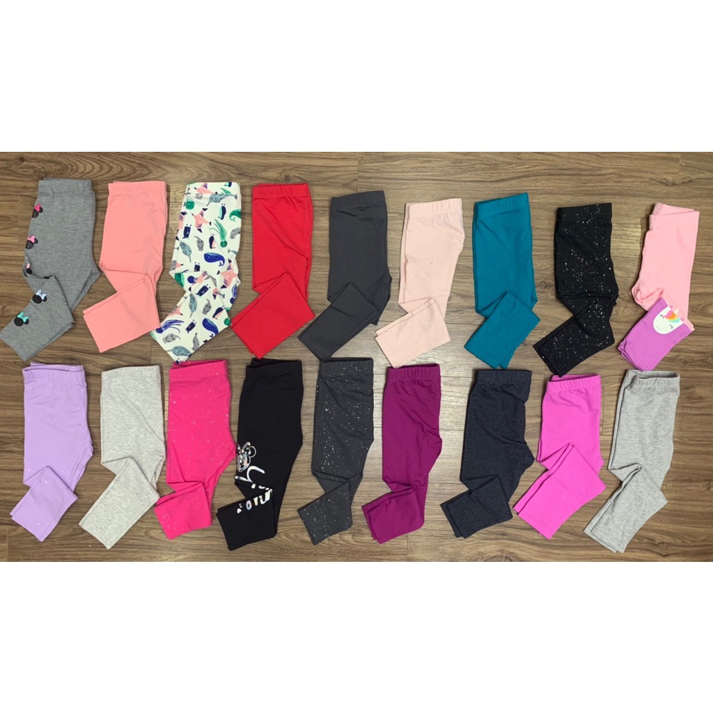 Quần legging xuất dư cho bé gái (12m-5tuoi), quần legging dài thoải mái cho bé