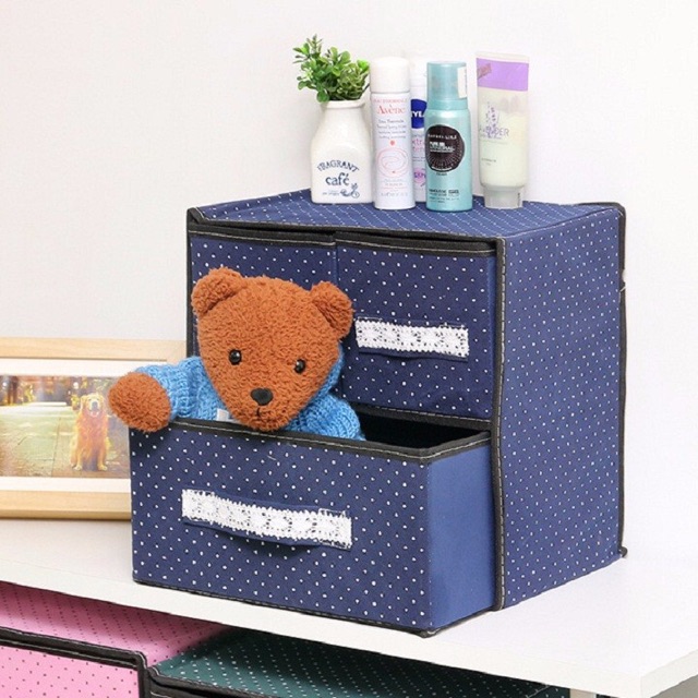 Hộp đựng đồ lót 3 ngăn(giao màu ngẫu nhiên)