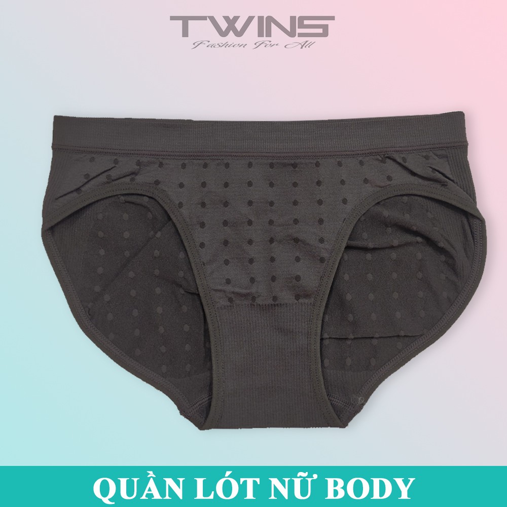 Quần lót nữ dệt kim cao cấp cạp vừa màu trơn ôm mông co giãn mềm mịn thoáng mát size dưới 60kg