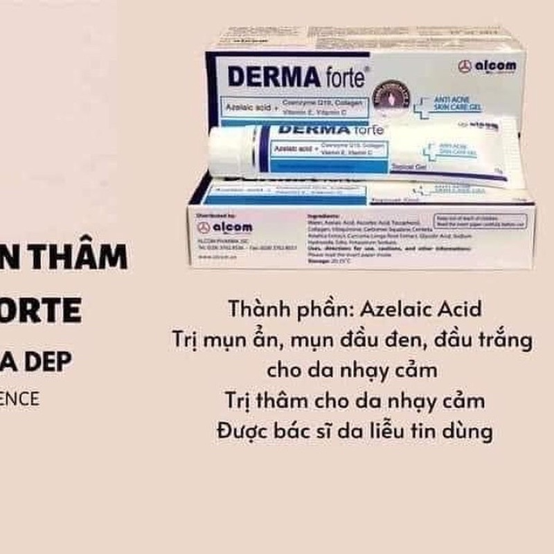 Kem mụn Derma Forte 15gr