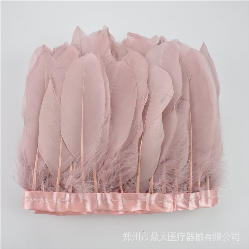 Đà điểu lông tua rua trim ngỗng thổ nhĩ kỳ pluma ruy băng marabou lông vũ boa tự làm váy phụ kiện thủ công mỹ nghệ