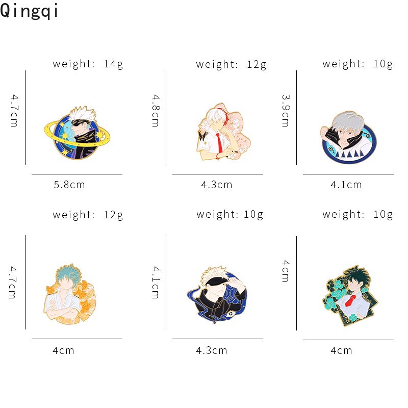 Ghim cài áo MISS ZOE bằng kim loại hình nhân vật hoạt hình 2d