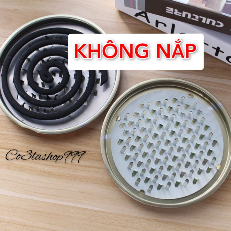 Khay đựng nhang muỗi Lọai KHÔNG NẮP, chống rơi vãi, bay tàn khi đốt,KHông kèm Nhang (khách đọc mô tả nhé)