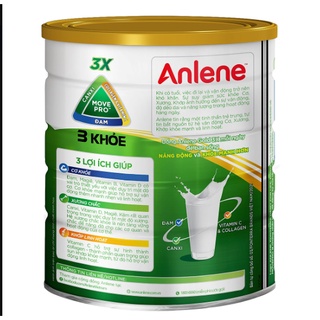 [Date 3.2025] Sữa bột Anlene 3X Vani lon 800g