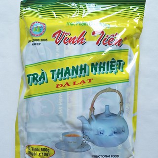 Trà Thanh Nhiệt Vĩnh Tiến pha ấm bịch 50 gói 500g