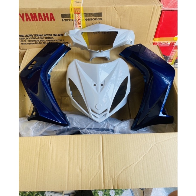 Áo LC V1 chính hãng malaysia Trắng/Xanh