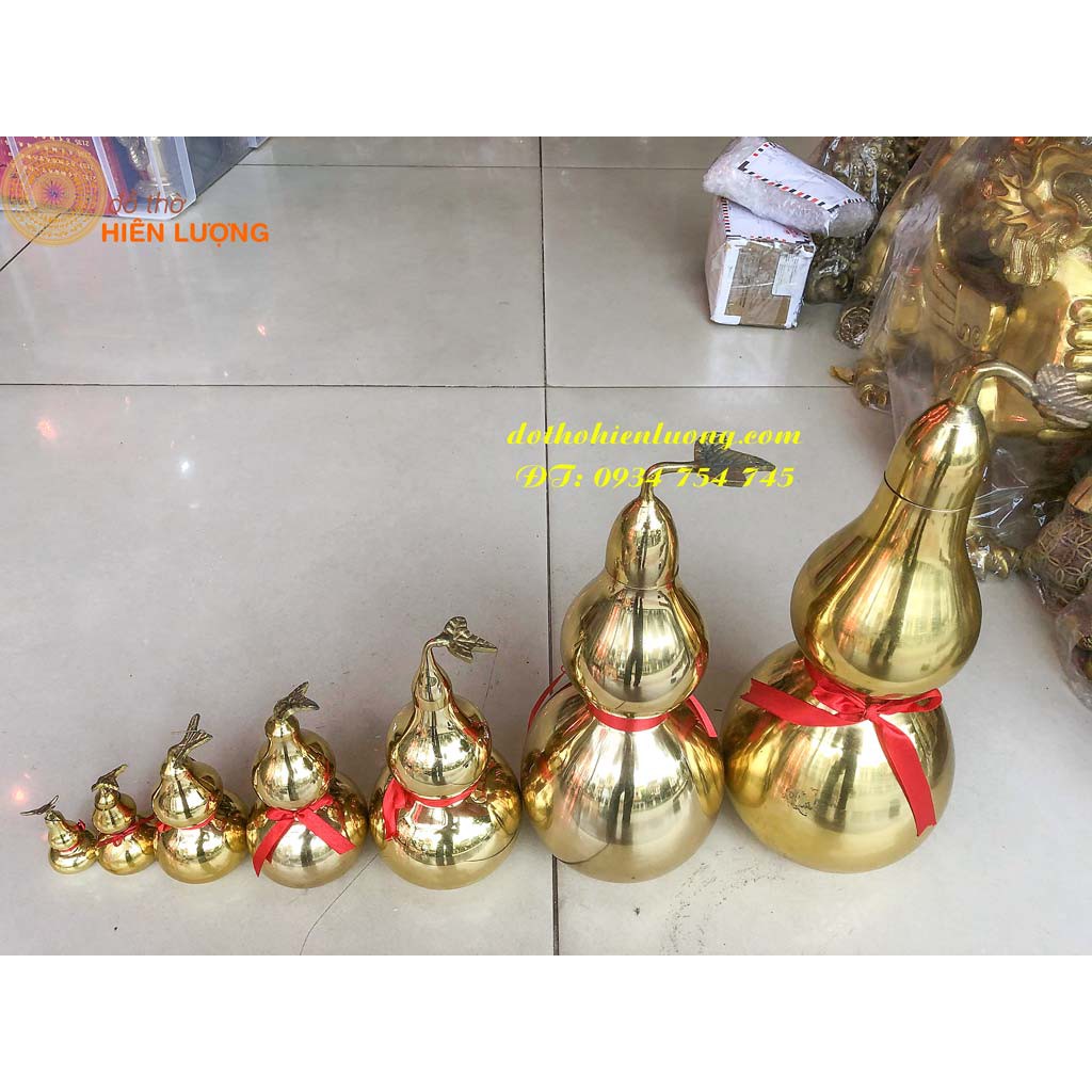 Hồ Lô Trơn Bằng Đồng Phong Thủy