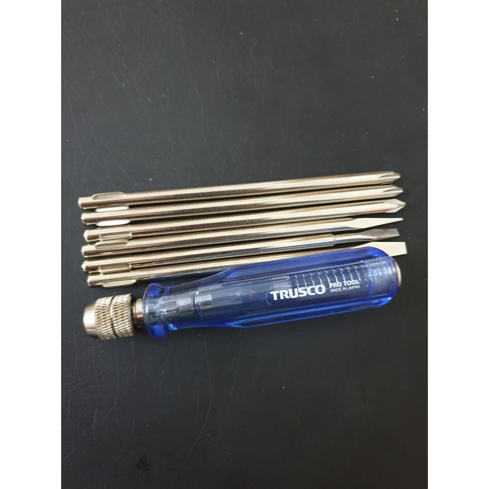 Bút thử điện kèm 6 mũi vít Trusco Japan