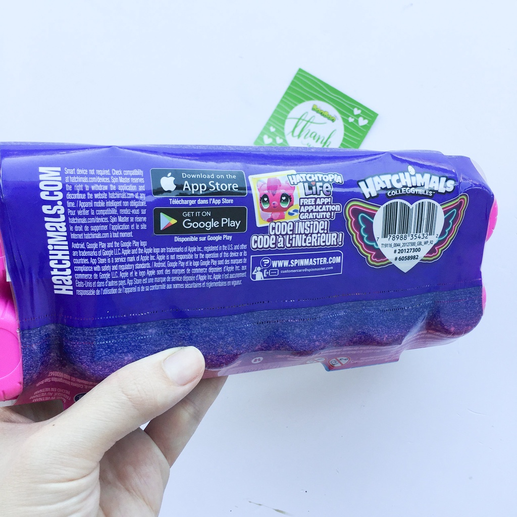 Đồ chơi Hatchimals khay 12 trứng mini Season 9, trứng Hatchimas cánh tiên lắp rời siêu đáng yêu
