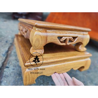 Bàn osin gỗ gõ,bàn kê ban thờ,bàn osin kê đồ,bàn gỗ,bàn kê ban thần tài cỡ kích thước 20x30 và 25x35 và 30x40