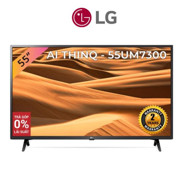 Smart Tivi LG 55 Inch UHD 4K 55UM7300PTA Model 2019 - Có Magic Remote (Chính Hãng)