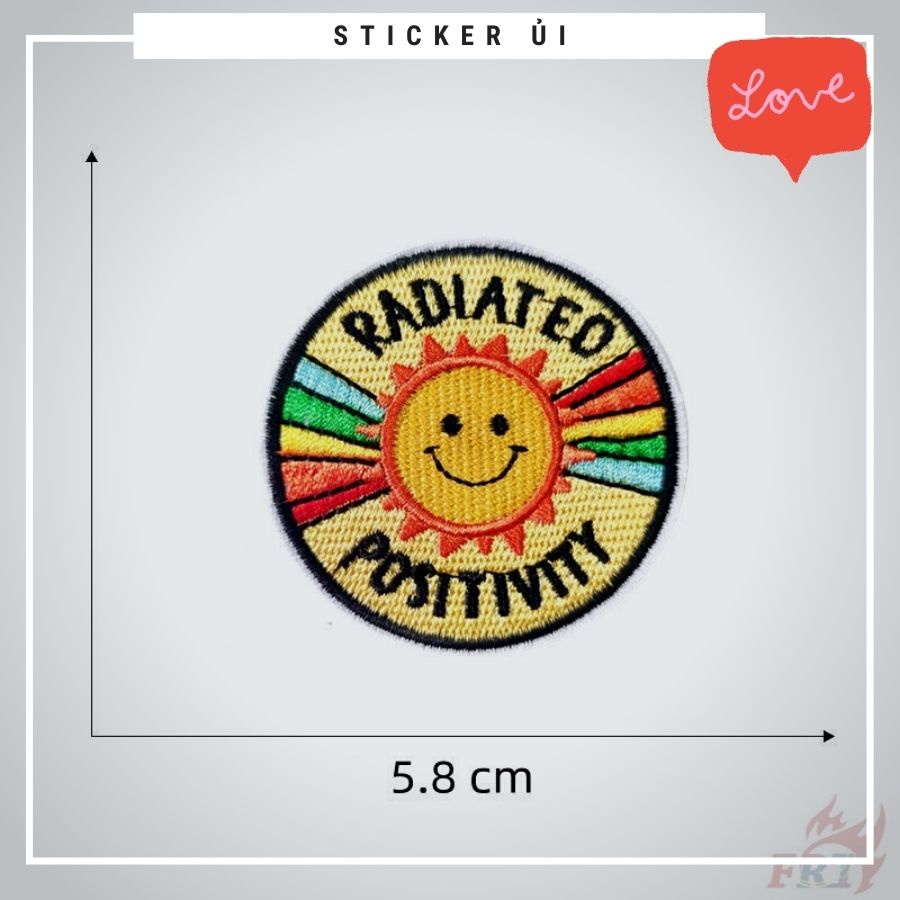 Sticker ủi áo Cao cấp - CÓ SẴN KEO ỦI - sticker vải dùng làm miếng vá áo, phụ kiện trang trí quần áo, balo, giày, nón