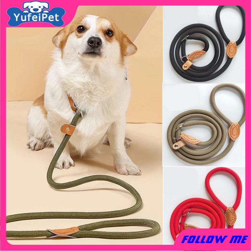 Dây Dắt Thú Cưng Đi Dạo Chất Liệu Da Nylon Chắc Chắn