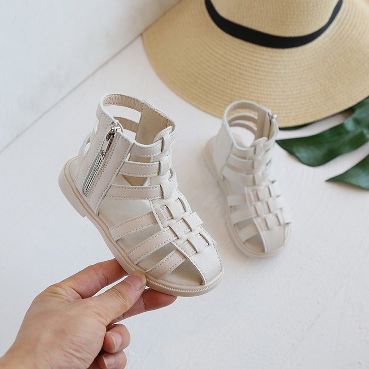 Giày Da Đế Thấp Thoải Mái Chất Lượng Cao Cho Bé Gái Từ 1-8 Tuổi