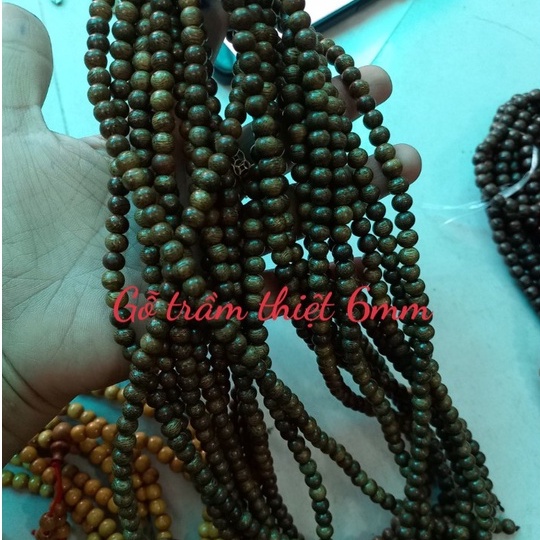 Vòng Tay Trầm Hương Chuỗi Tràng Hạt 108 Hạt Tự Nhiên, Vòng Trầm Hương