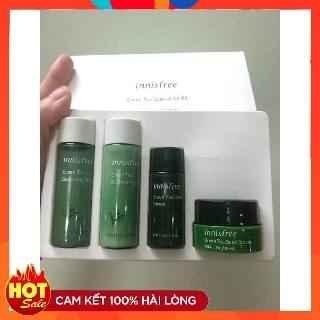 [Sale Tưng Bừng] Bộ Dưỡng Trà Xanh🎖️️🎖️FREESHIP💌💌Hồi Sinh Làn Da 4 Món Innisfree Green Tea Special Kit EX (mẫu 2019)