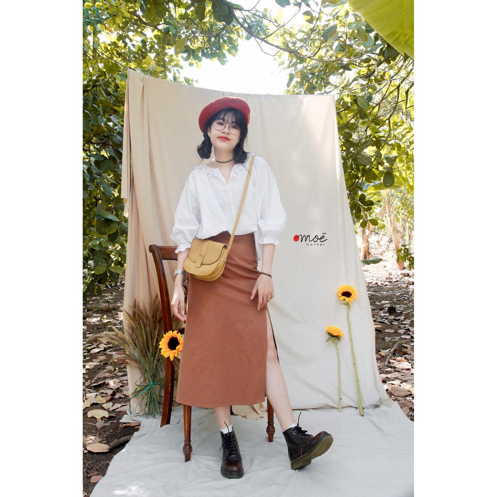 Chân váy xẻ tà Kimi | BigBuy360 - bigbuy360.vn