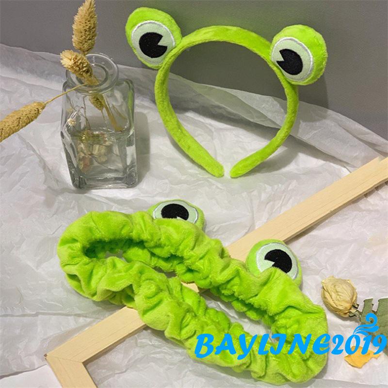 BAY-Băng đô cài tóc hình mắt ếch phong cách động vật sáng tạo đa ứng dụng cho spa/yoga làm đẹp da