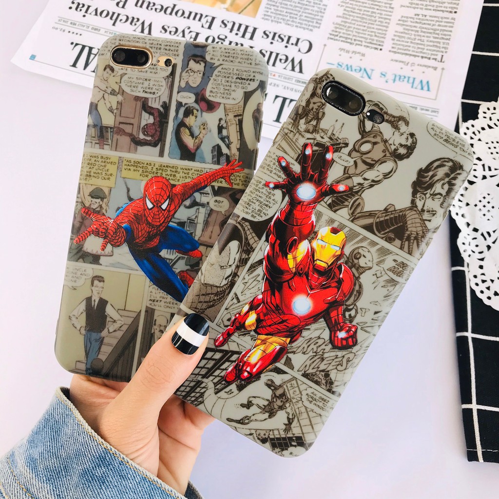 [ SAMSUNG ] Ốp Lưng Silicon Comic Marvel - B229