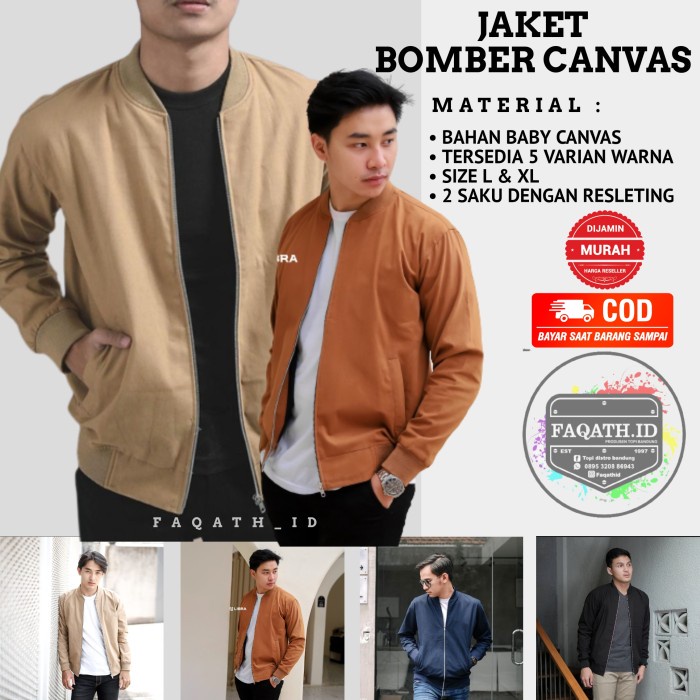 Áo Khoác bomber Chất Liệu canvas Màu Vàng Cho Nam