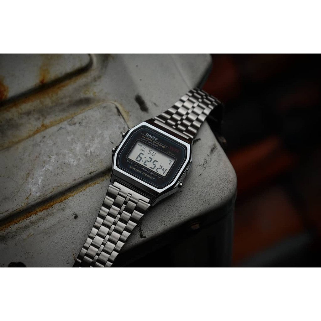 [Box thiếc]Đồng hồ nam casio A159-A158 Full box điện tử chống nước siêu cá tính và trẻ trung năng | BigBuy360 - bigbuy360.vn