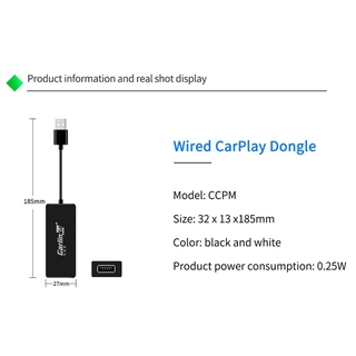 Carlinkit CarPlay /Android Auto Carplay Dongle for Android System Screen Smart Link Support Mirror-Link Online Map Music