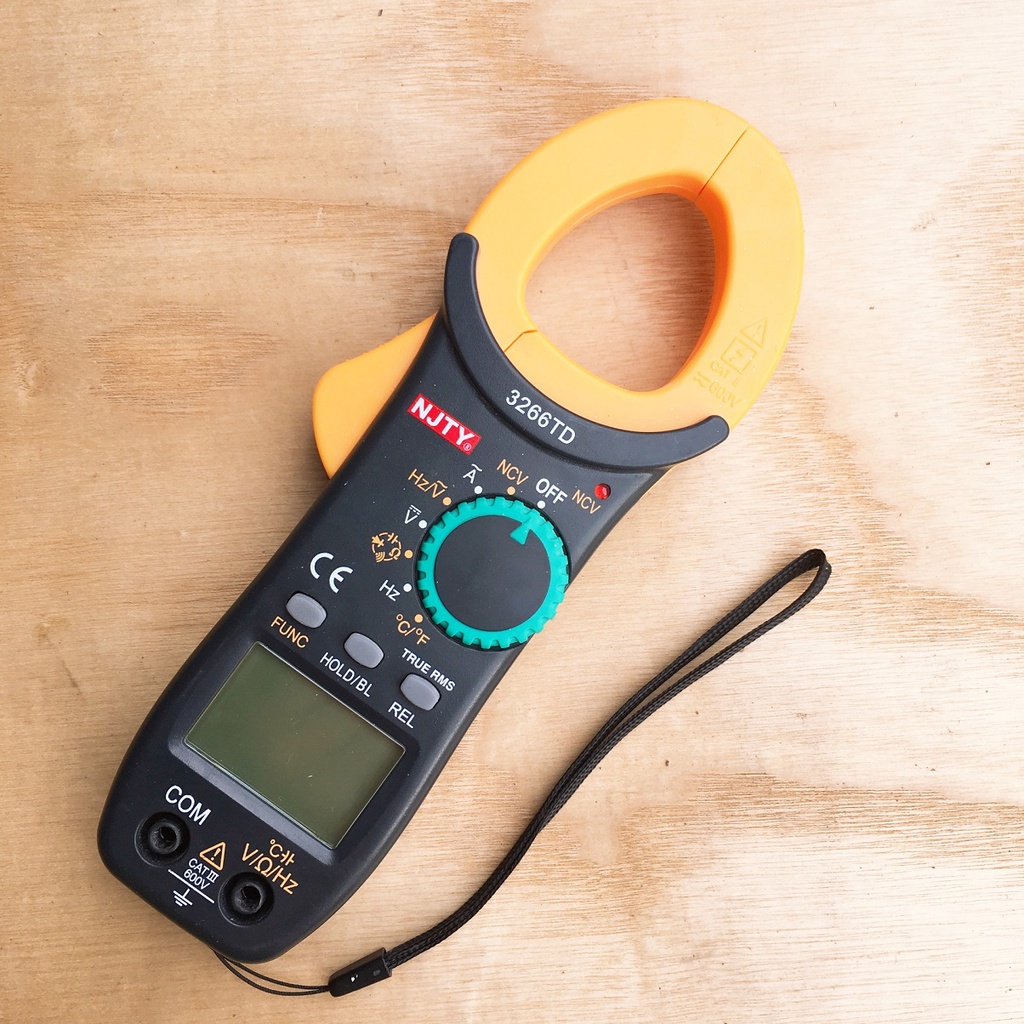 Ampe kìm NJTY 3266TD  Đo Tụ, Tần Số, Nhiệt Độ