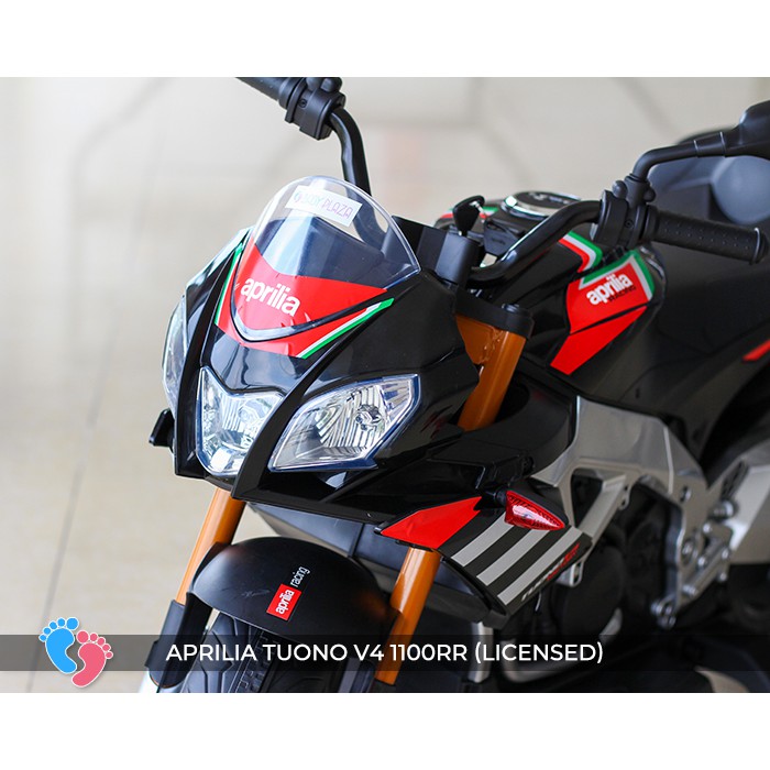 Mô tô điện Licensed APRILIA TUONO cho bé BABY PLAZA V4 1100RR