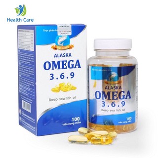 Dầu cá Alaska Omega 3.6.9 - Giúp bổ não, bổ mắt, đẹp da, tăng cường thị lực, sáng mắt