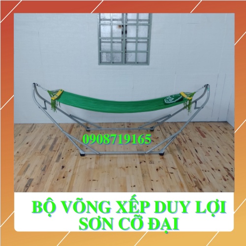 Võng Xếp Duy Lợi Cỡ Đại Có Đầy Đủ Tem Chống Hàng Giả Sổ Bảo Hành Cam Kết Chính Hãng 100%