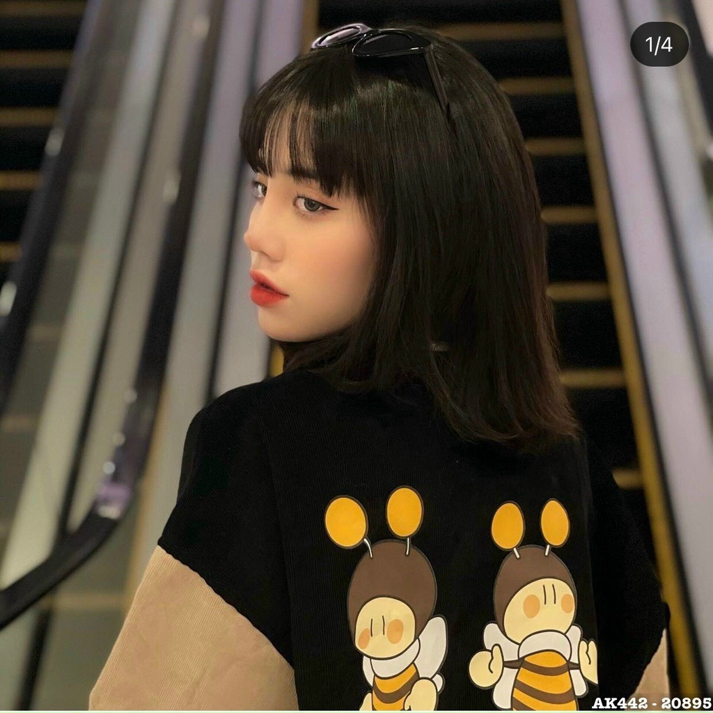 Áo Khoác Nữ, Áo Bomber Nam Nữ Form Rộng Unisex Thêu Bee Chất Nỉ Ngoại Dày Dặn Hàng Loại 1, Siêu Bán Chạy. | BigBuy360 - bigbuy360.vn