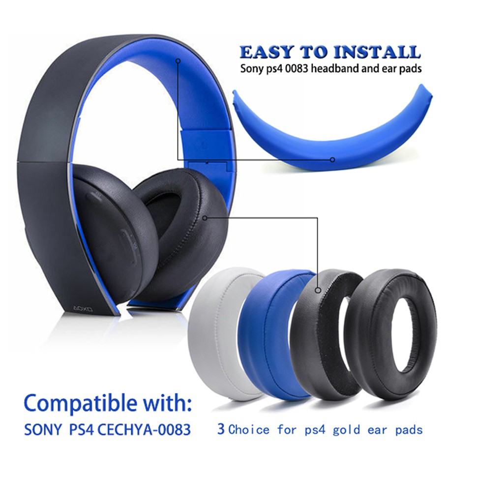 Suitable for sony ps4 CECHYA-0083 headband and ear pads combo set
