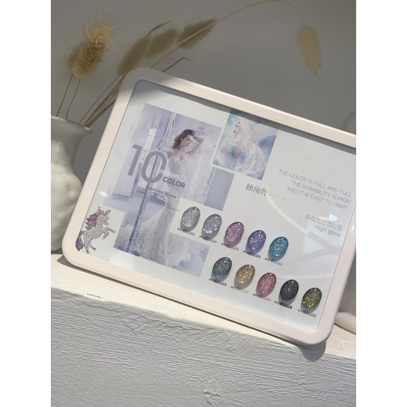 Sơn Gel Nhũ Set sơn gel nhũ 10 chai