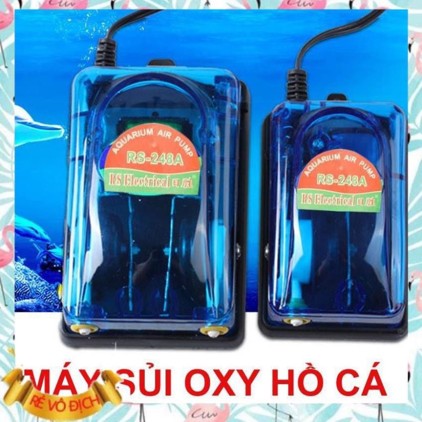 Máy sục khí mini Rs electrical RS-248A ( 3W - 2.5L/PHÚT) cung cấp oxy cho hồ thúy sinh