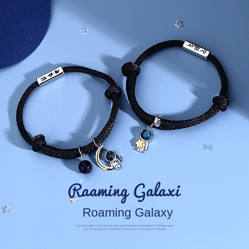 Vòng Tay In Hình Phi Hành Gia Thời Trang Dành Cho Cặp Đôi