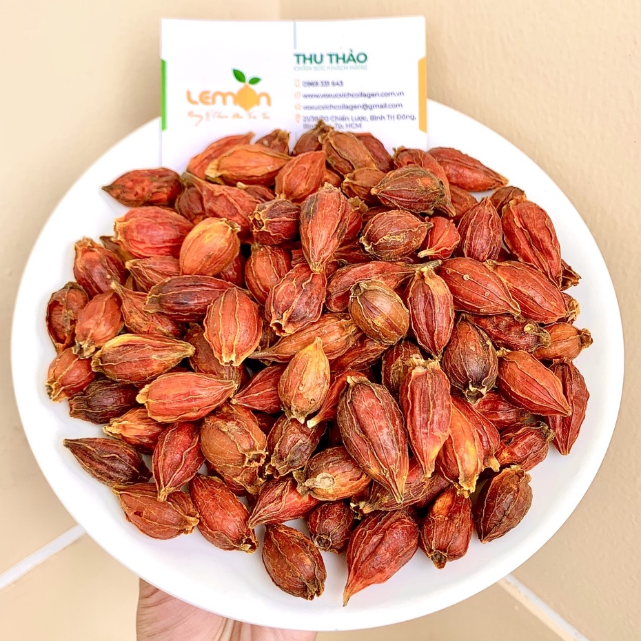 [100g-500g] Quả dành dành - Chi tử khô pha trà, tạo màu vàng đẹp cho xôi chè, bánh trôi, mứt, khô gà, da gà ủ muối
