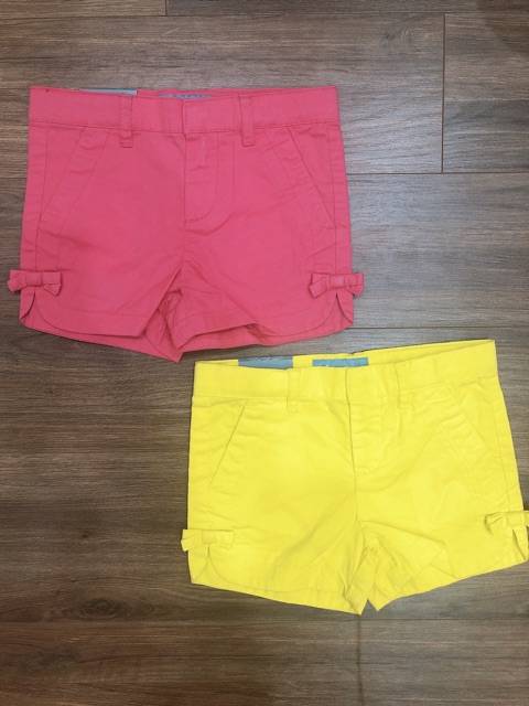 Quần sooc bé gái nơ Gap