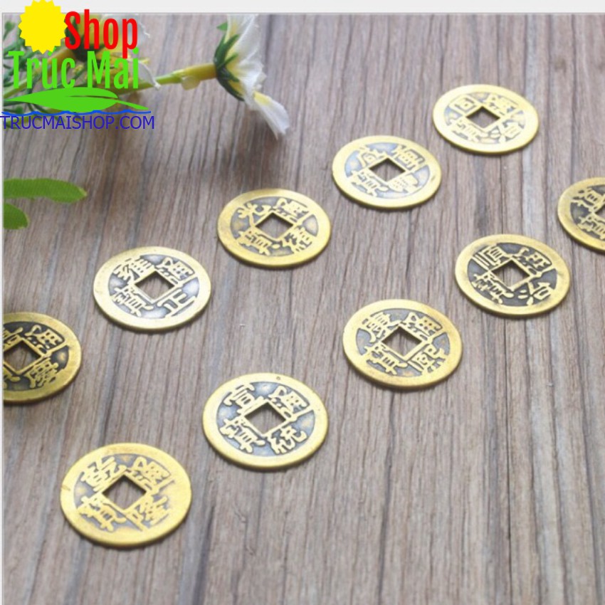 Đồng tiền xu âm dương kích tài vận