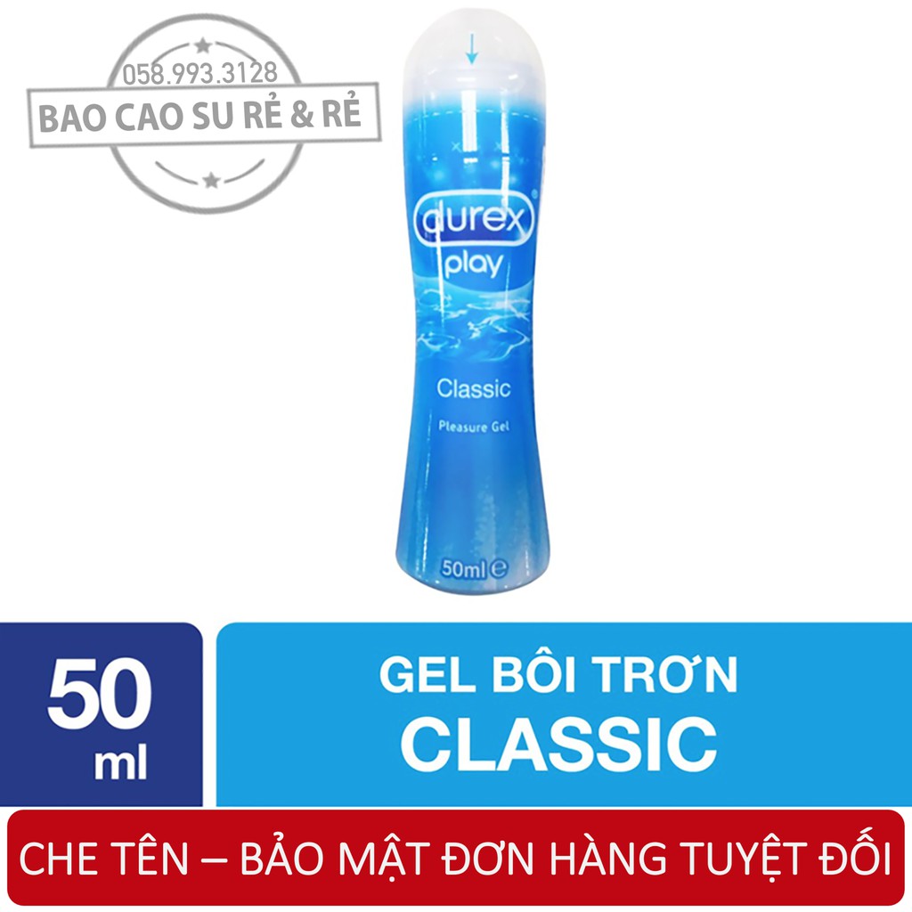 Gel bôi trơn DUREX PLAY CLASSIC 50ML (MẪU MỚI)