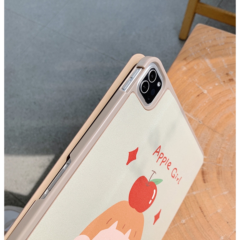 Bao da máy tính bảng nắp gập PU dễ thương cho Apple iPad 2017 2018 9.7 2019 10.2 iPad Pro 2020 11 10.5 Mini 4 5 7.9 | BigBuy360 - bigbuy360.vn