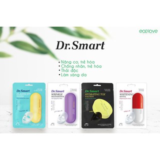 Dòng Mặt nạ Dr.smart: trẻ hóa, dưỡng ẩm, thải độc, sáng da, chống lão hóa