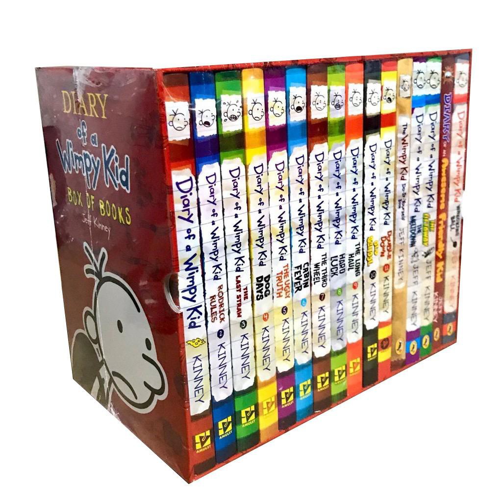Sách - Diary of a wimpy kid combo 16 quyển bản tiếng Anh nhập khẩu