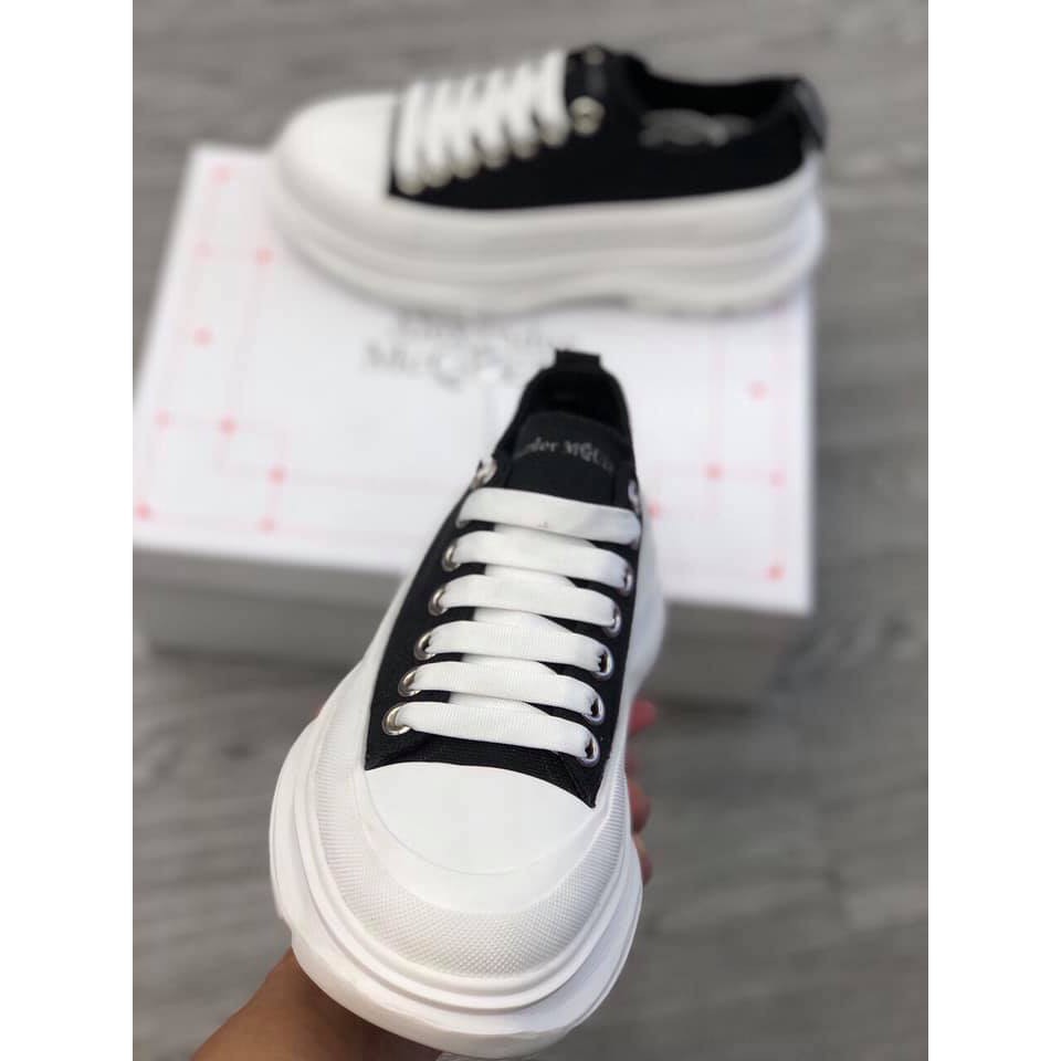 Giày Thể Thao MC Queen Độn Đế Nâng Chiều Cao Dây Lụa Cao Cấp Full Box Full Bill | BigBuy360 - bigbuy360.vn
