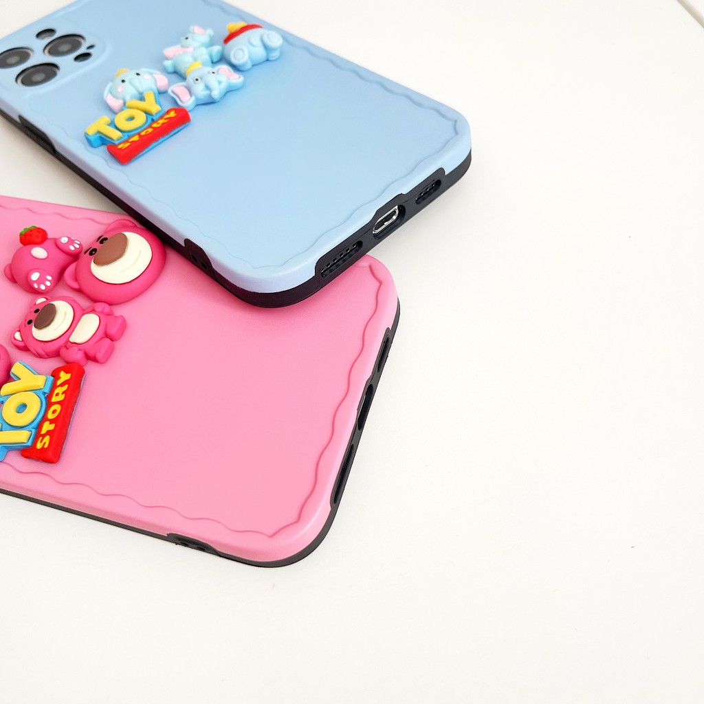 Ốp Lưng Mềm In Hình Voi Dumbo / Dâu Tây Cho Iphone 7 8 X Xs Xr Xs Max 7plus 8plus 11 11 Pro 11 Pro Max 12 12 Pro 12 Pro Max