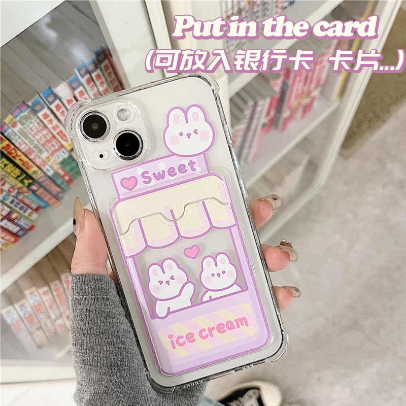 Ốp lưng iphone Ốp Điện Thoại Có Ngăn Đựng Thẻ Cho iPhone13 12Pro / 11 xr / xs / 6 / 7 / 8 / PLUS / MINI Dinuo case