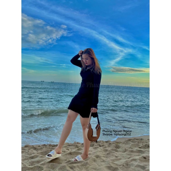 [Bigsize] Đầm Body Nhún Đuôi Cá Hình Thật | BigBuy360 - bigbuy360.vn