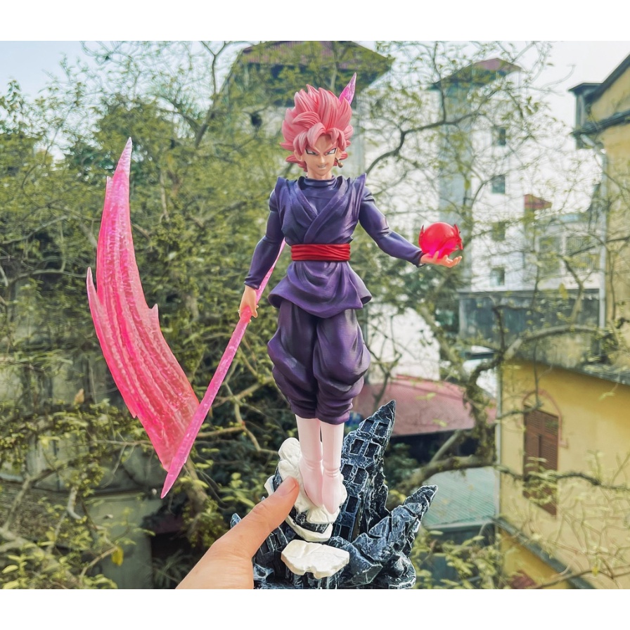 [ Dưa hấu ] Mô hình nhân vật Goku Black Super Saiyan Rose zamas zamasu - Dragon Ball