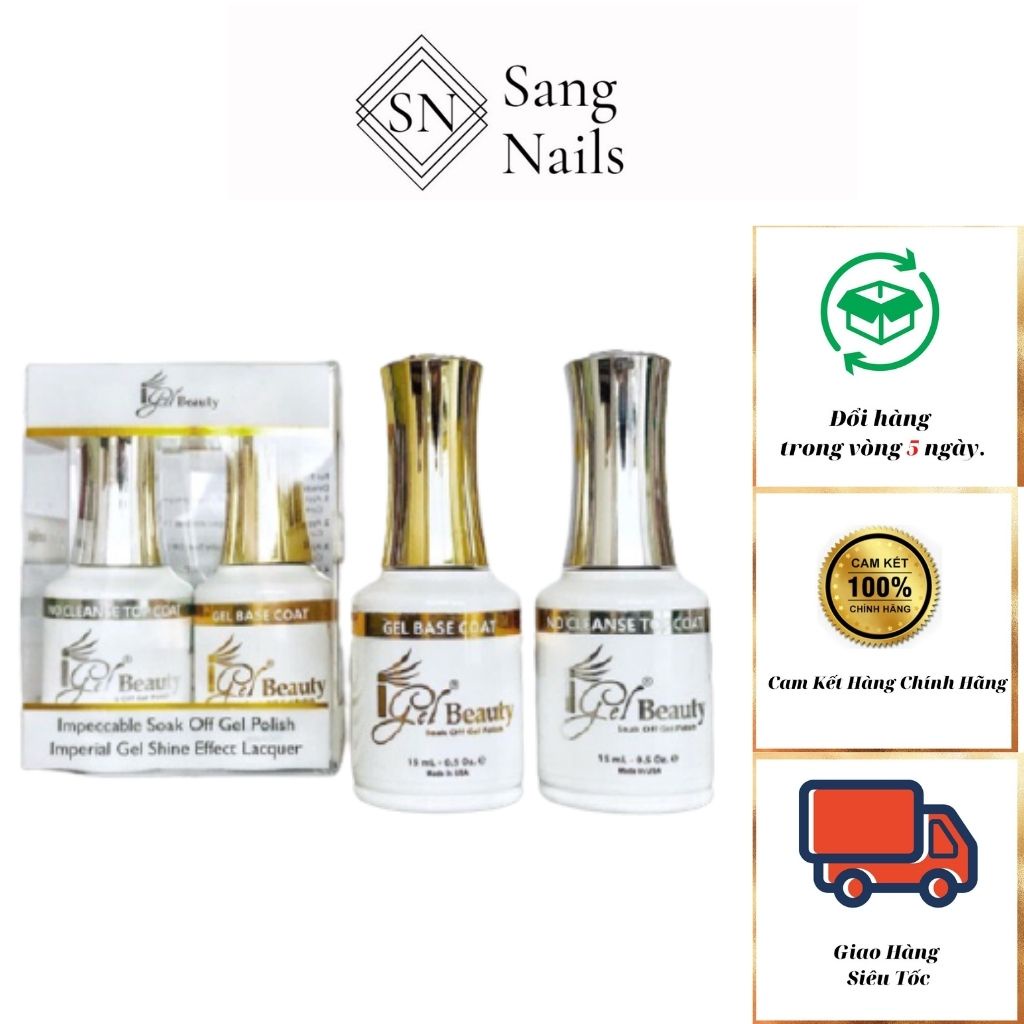 Liên Kết base top IGEL 15ml hàng chuẩn USA - Chuyên dụng ngành nails